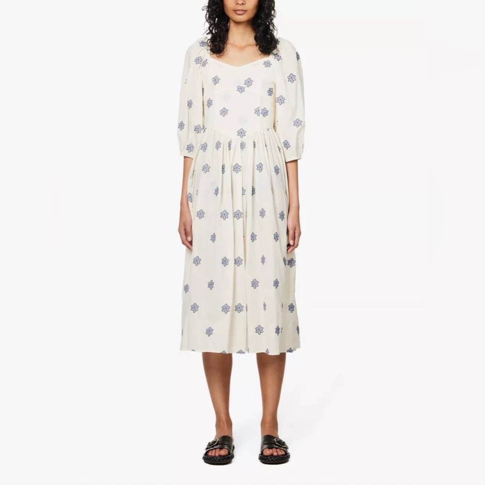CIAO LUCIA 
Domizio Midi Dress In Sand Dollar